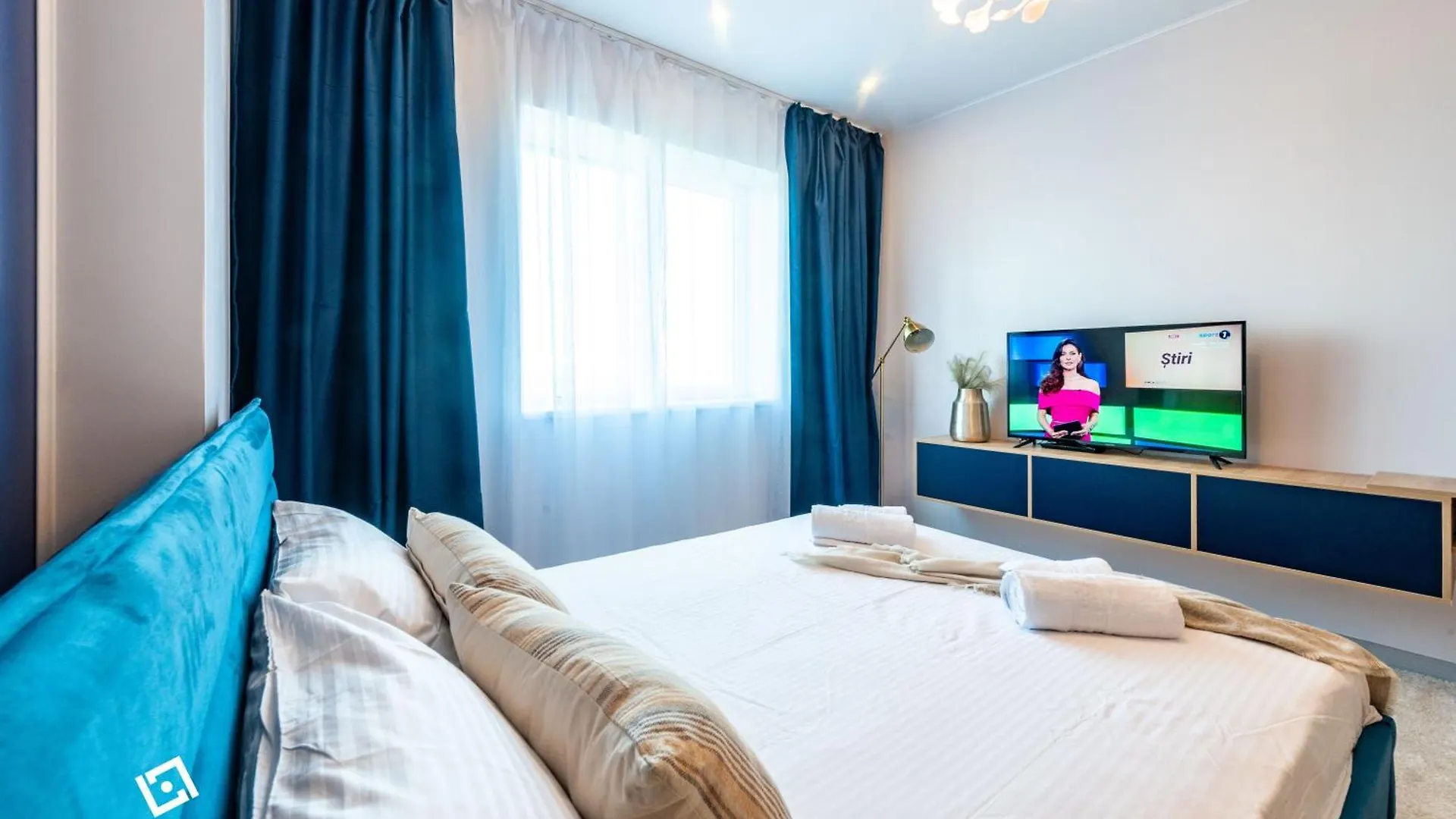 Apartment Blue Studio Rin Free Parking Bucharest