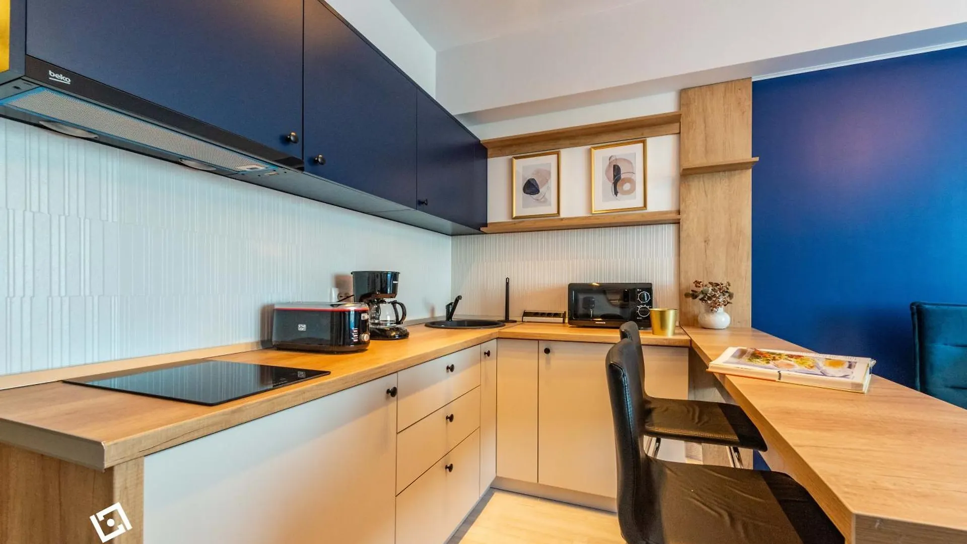 Blue Studio Rin Free Parking Bucharest Apartment